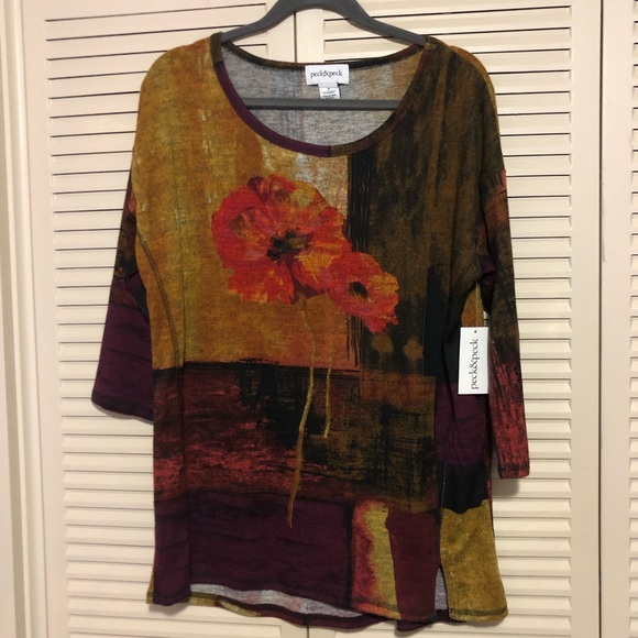 Peck & Peck NWT Size Medium Pullover Sweater - Picture 3 of 7